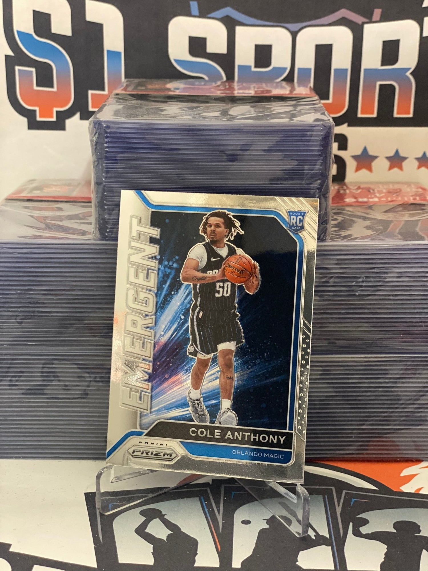 2020 Panini Prizm (Emergent) Cole Anthony Rookie #21