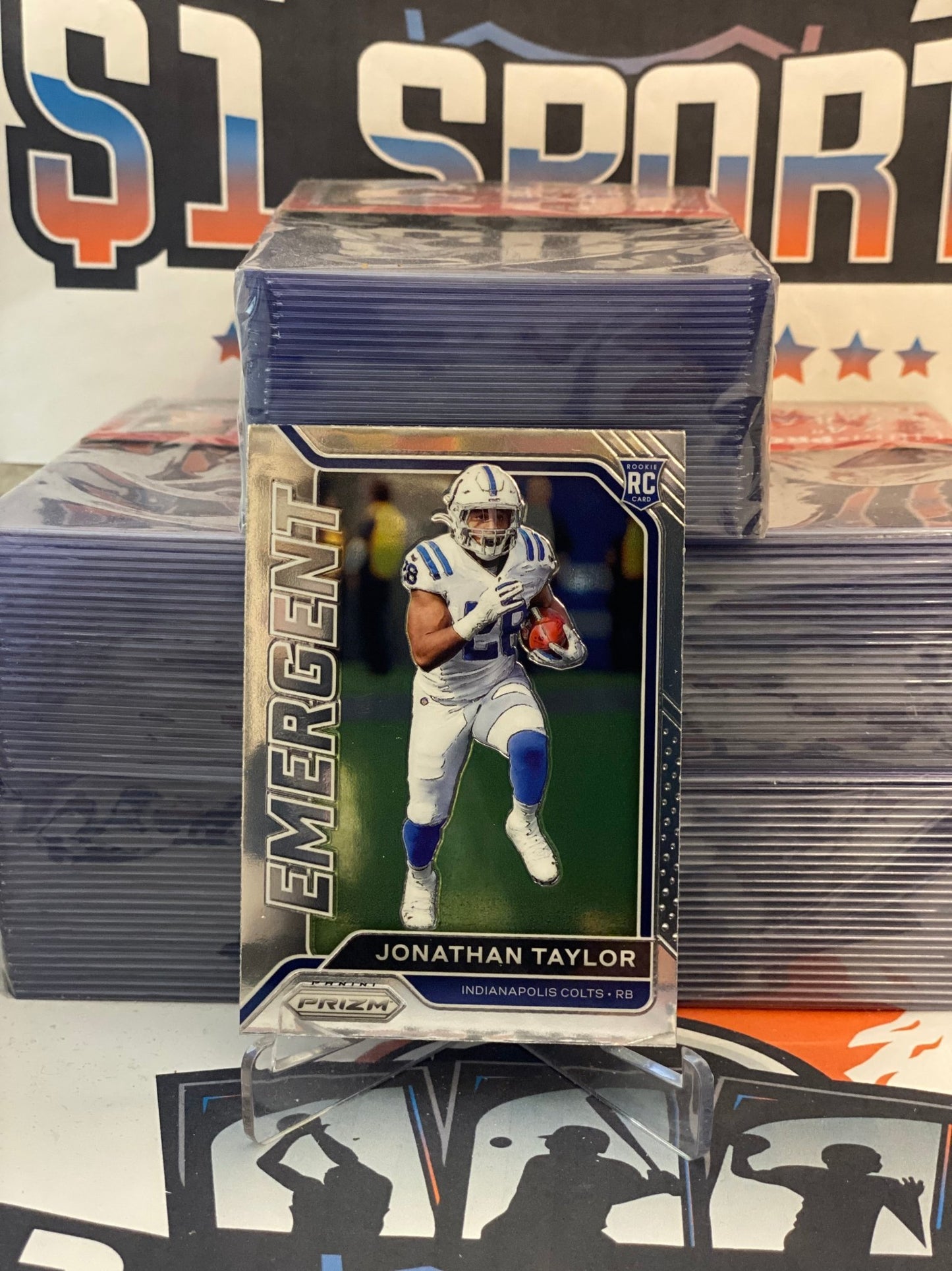 2020 Panini Prizm (Emergent) Jonathan Taylor Rookie #4