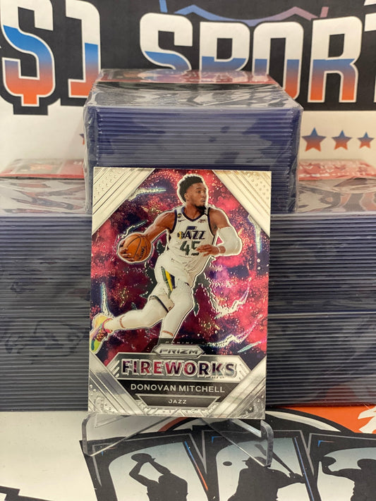 2020 Panini Prizm (Fireworks) Donovan Mitchell #5