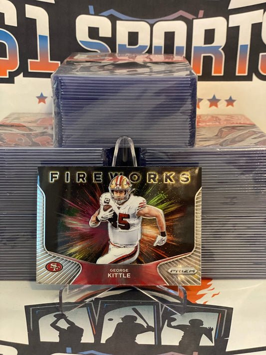 2020 Panini Prizm (Fireworks) George Kittle #10