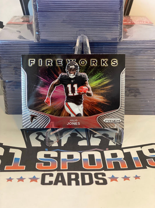 2020 Panini Prizm (Fireworks) Julio Jones #13