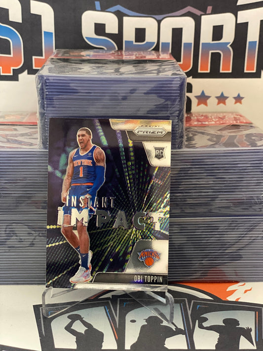 2020 Panini Prizm (Instant Impact) Obi Toppin Rookie #15