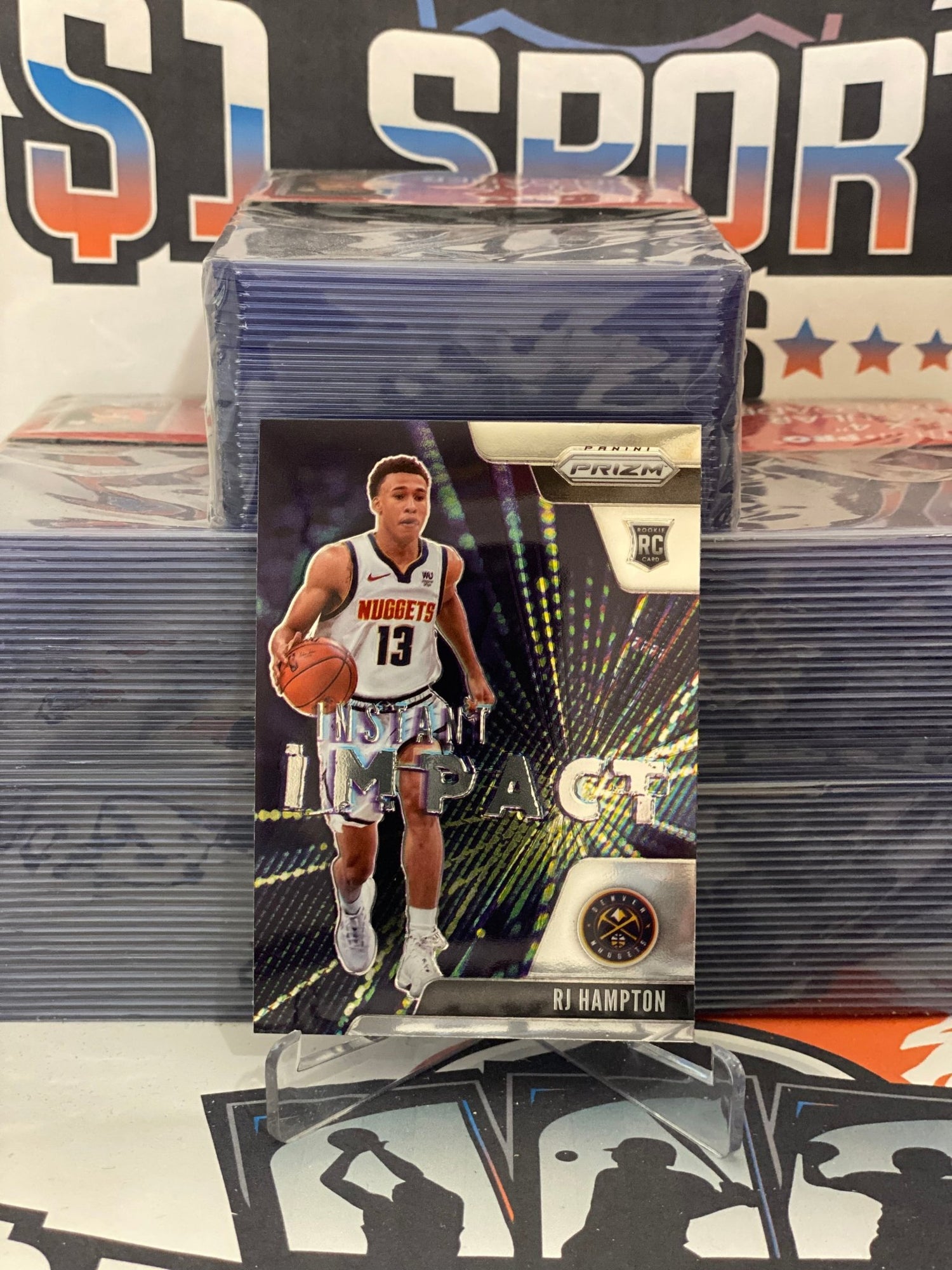 2020 Panini Prizm (Instant Impact) RJ Hampton Rookie #10