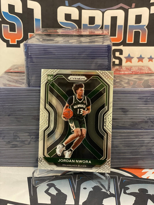 2020 Panini Prizm Jordan Nwora Rookie #273