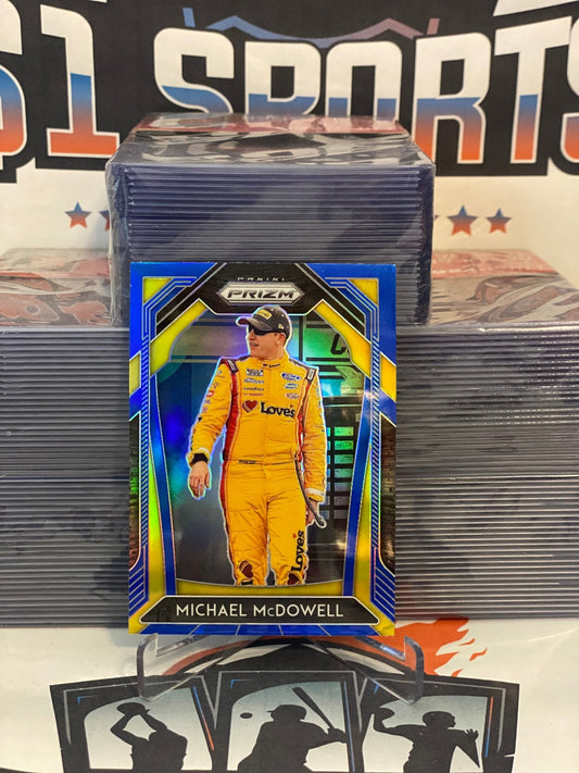 2020 Panini Prizm NASCAR (Blue Prizm) Michael McDowell #19