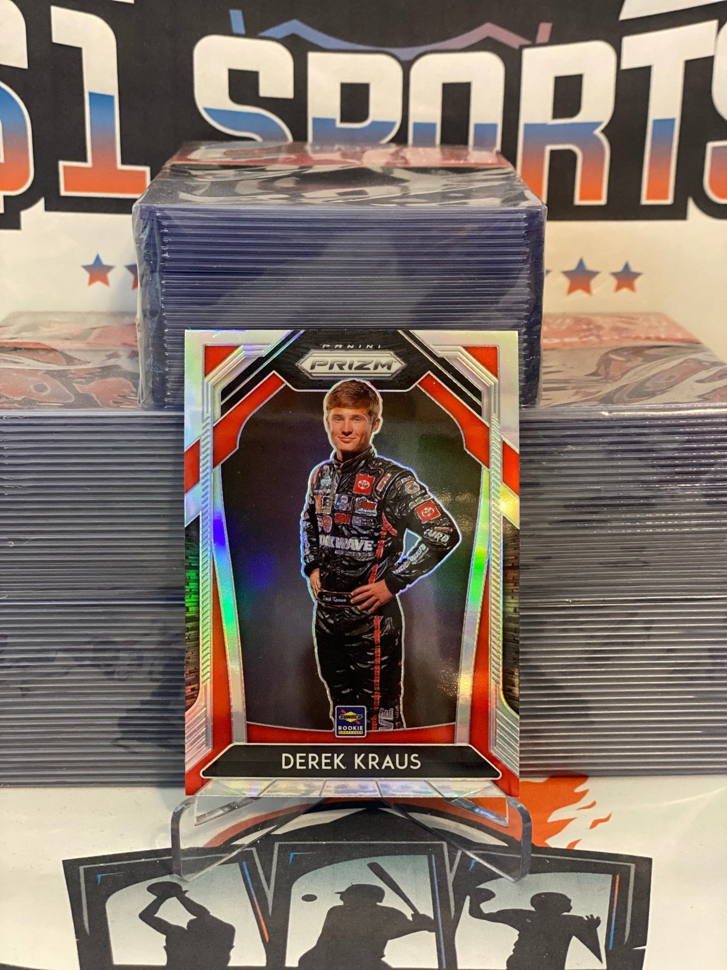 2020 Panini Prizm NASCAR (Silver Prizm) Derek Kraus #48