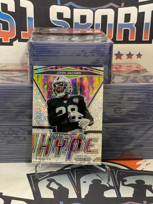 2020 Panini Prizm (No Huddle Prizm, Hype) Josh Jacobs #3