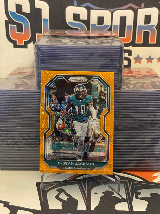 2020 Panini Prizm (Orange Disco Prizm) DeSean Jackson #168