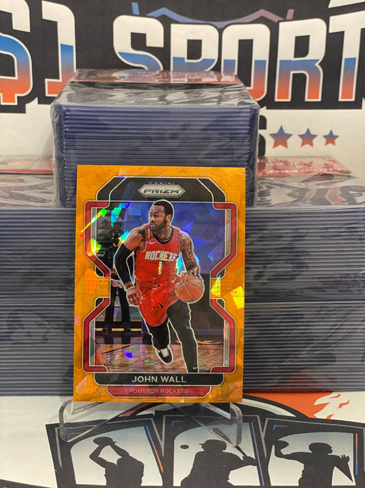 2020 Panini Prizm (Orange Ice Prizm) John Wall #56