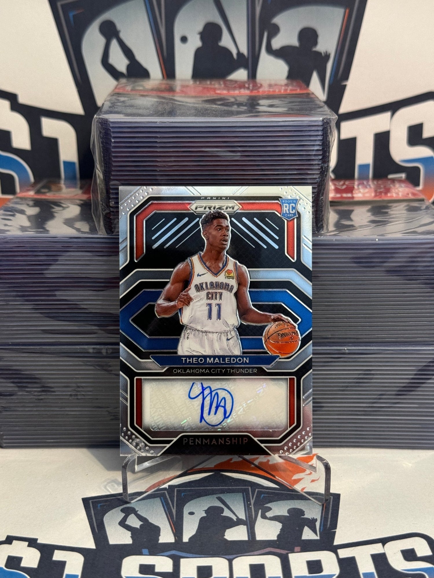 2020 Panini Prizm (Penmanship) Theo Maledon Rookie #RP-TML