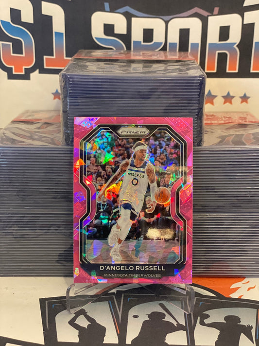 2020 Panini Prizm (Pink Ice Prizm) D'Angelo Russell #95