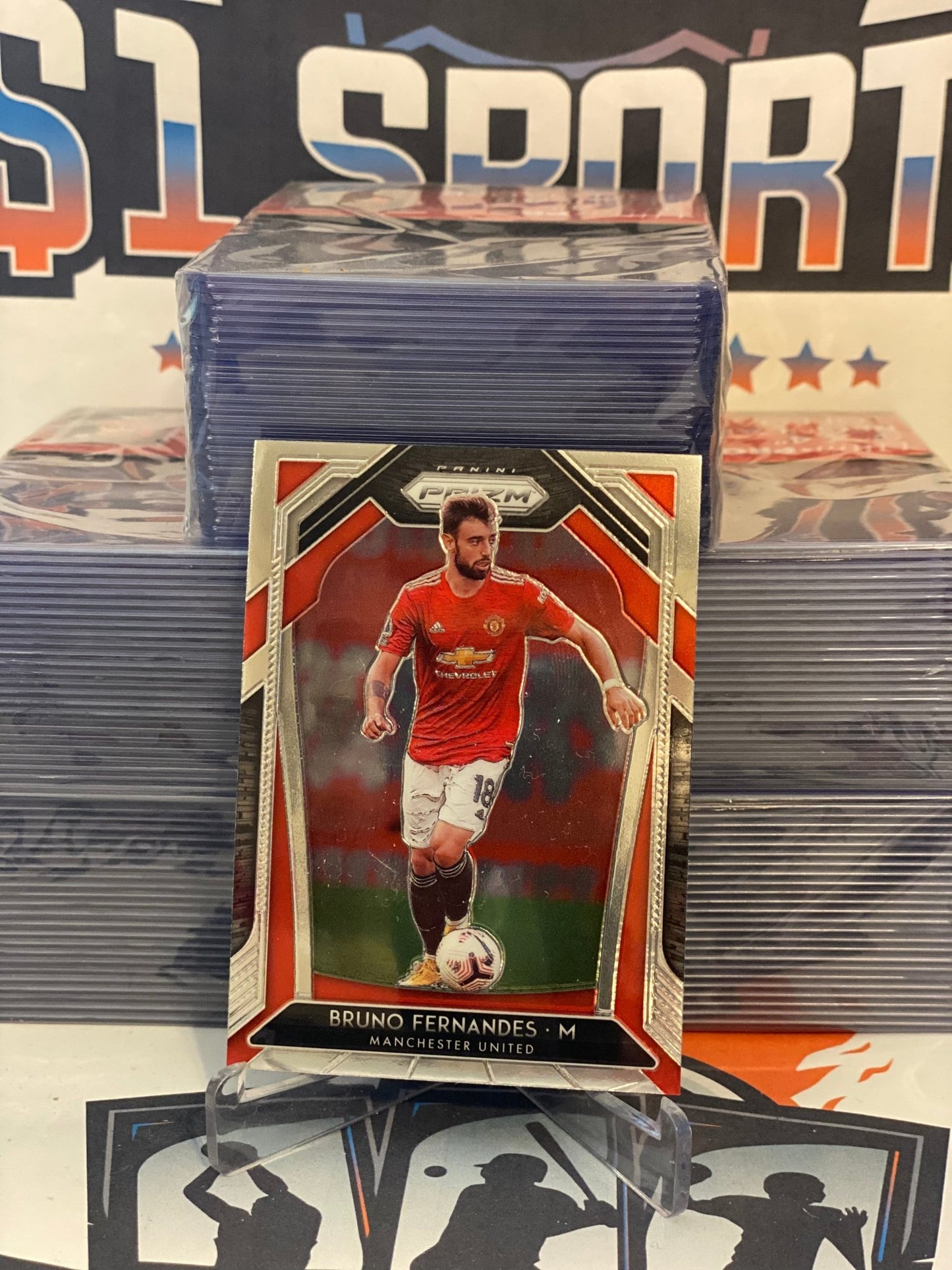 2020 Panini Prizm Premier League Bruno Fernandes #12