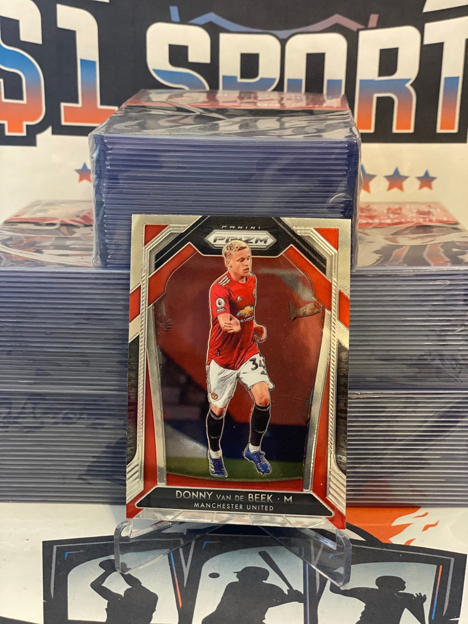 2020 Panini Prizm Premier League Danny Van De Beek #10