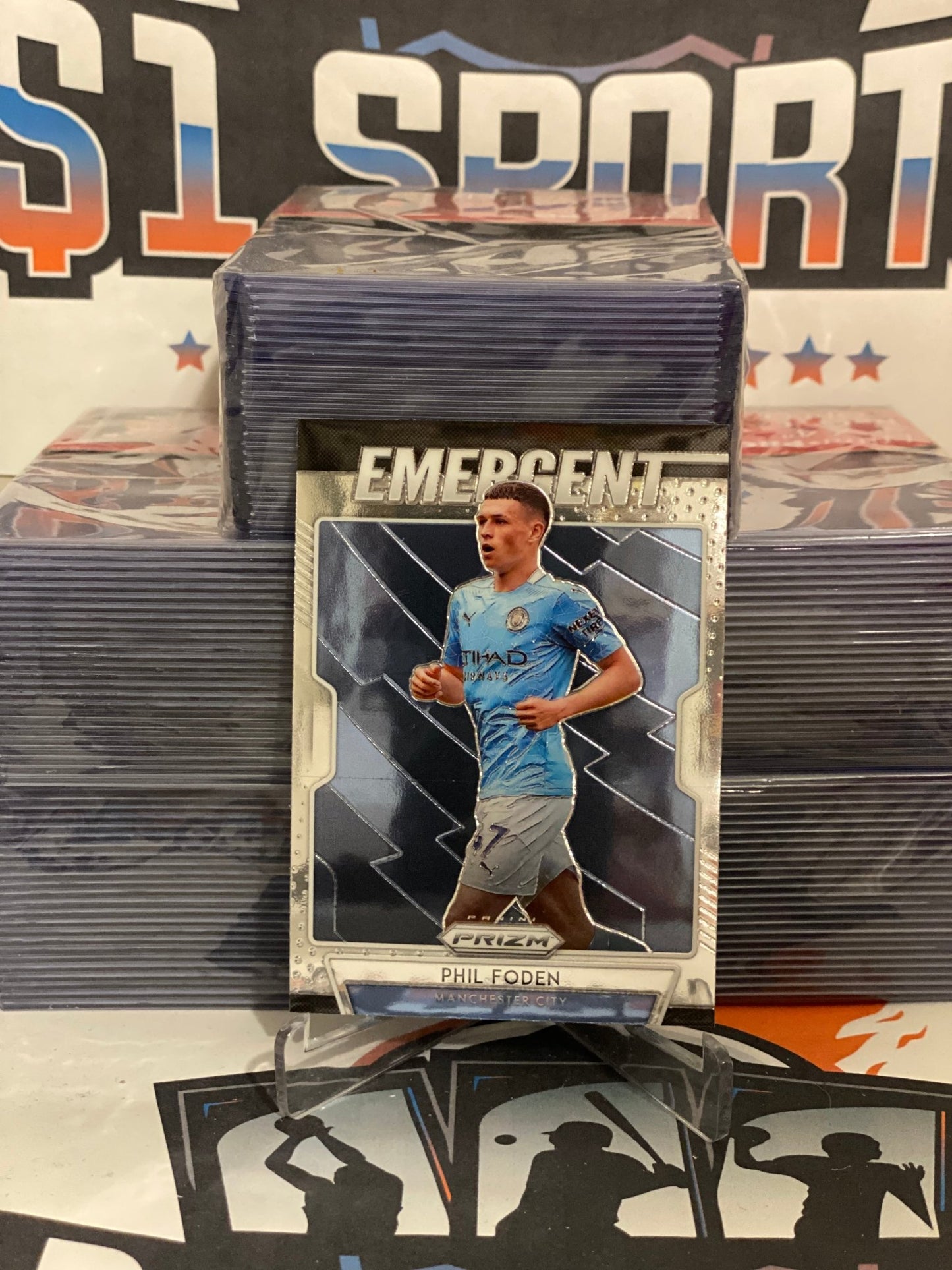 2020 Panini Prizm Premier League (Emergent) Phil Foden #7