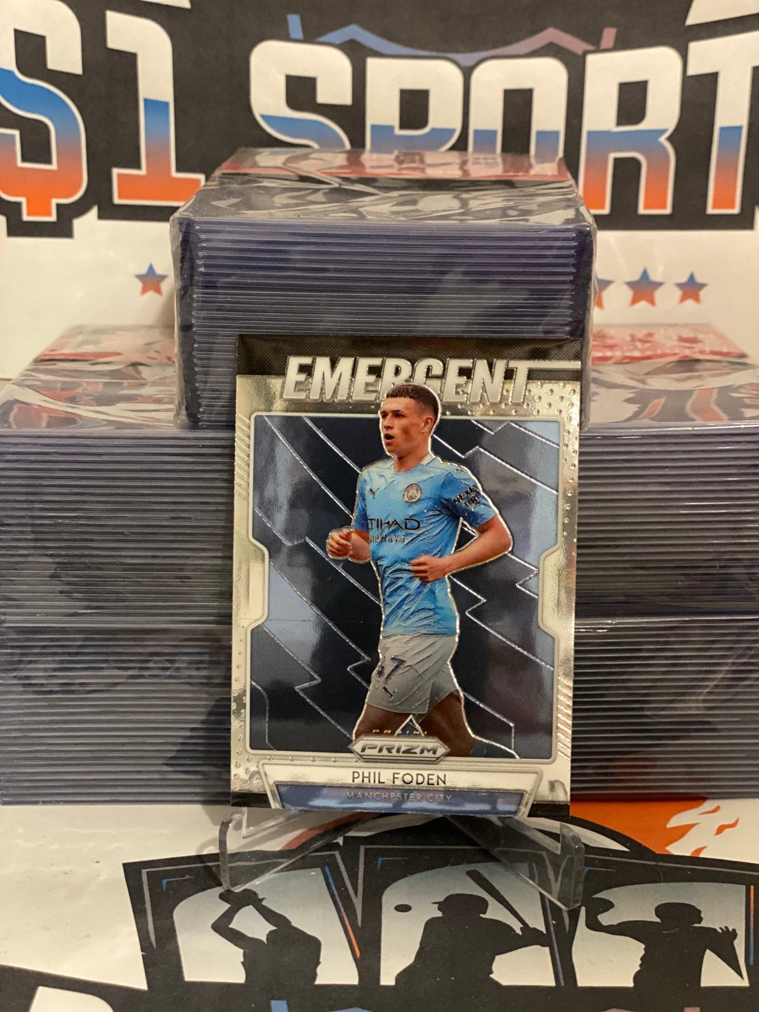 2020 Panini Prizm Premier League (Emergent) Phil Foden #7