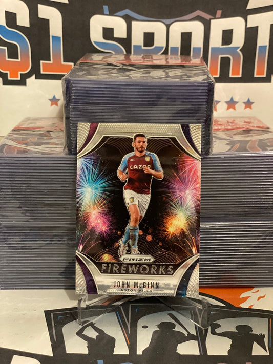 2020 Panini Prizm Premier League (Fireworks) John McGinn #19