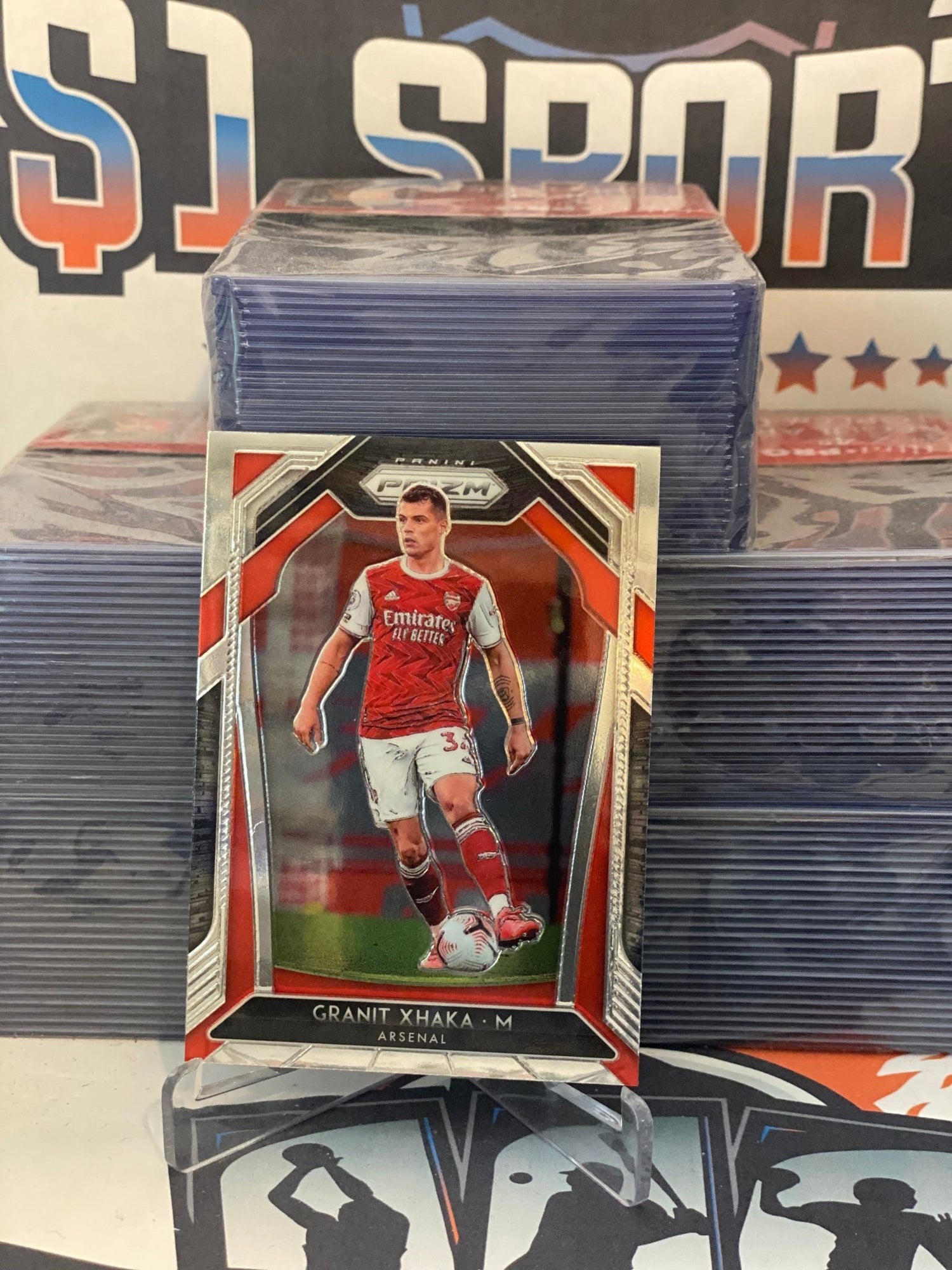 2020 Panini Prizm Premier League Grant Xhaka #38