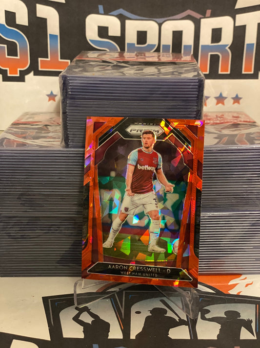 2020 Panini Prizm Premier League (Red Ice Prizm) Aaron Cresswell #182