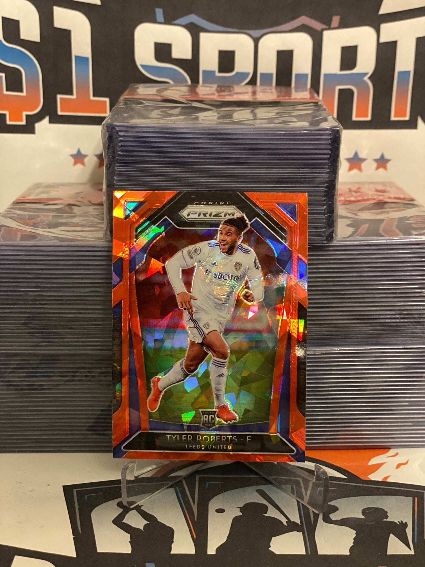 2020 Panini Prizm Premier League (Red Ice Prizm) Tyler Roberts #209