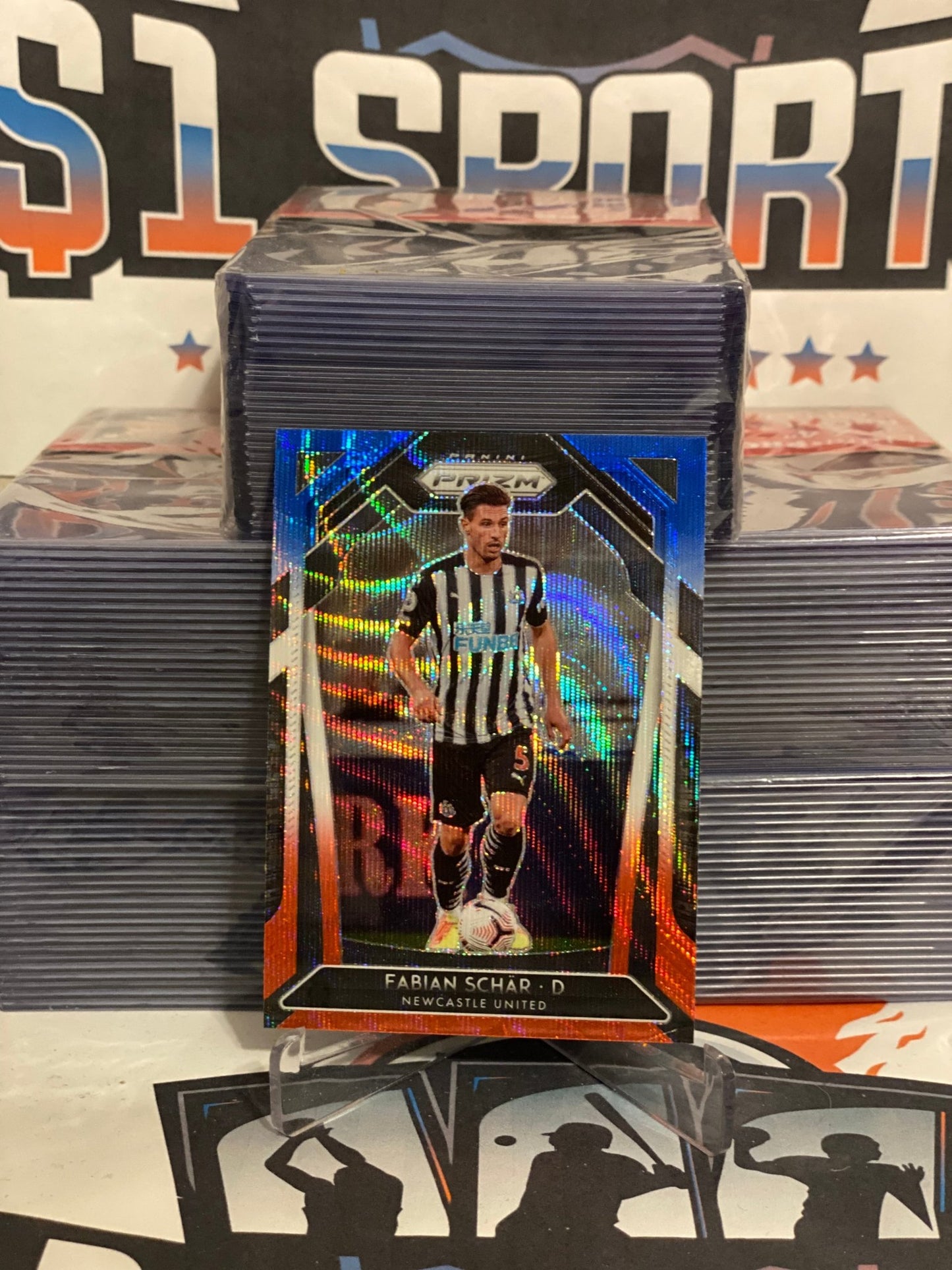 2020 Panini Prizm Premier League (Red White Blue Prizm) Fabian Schar #227