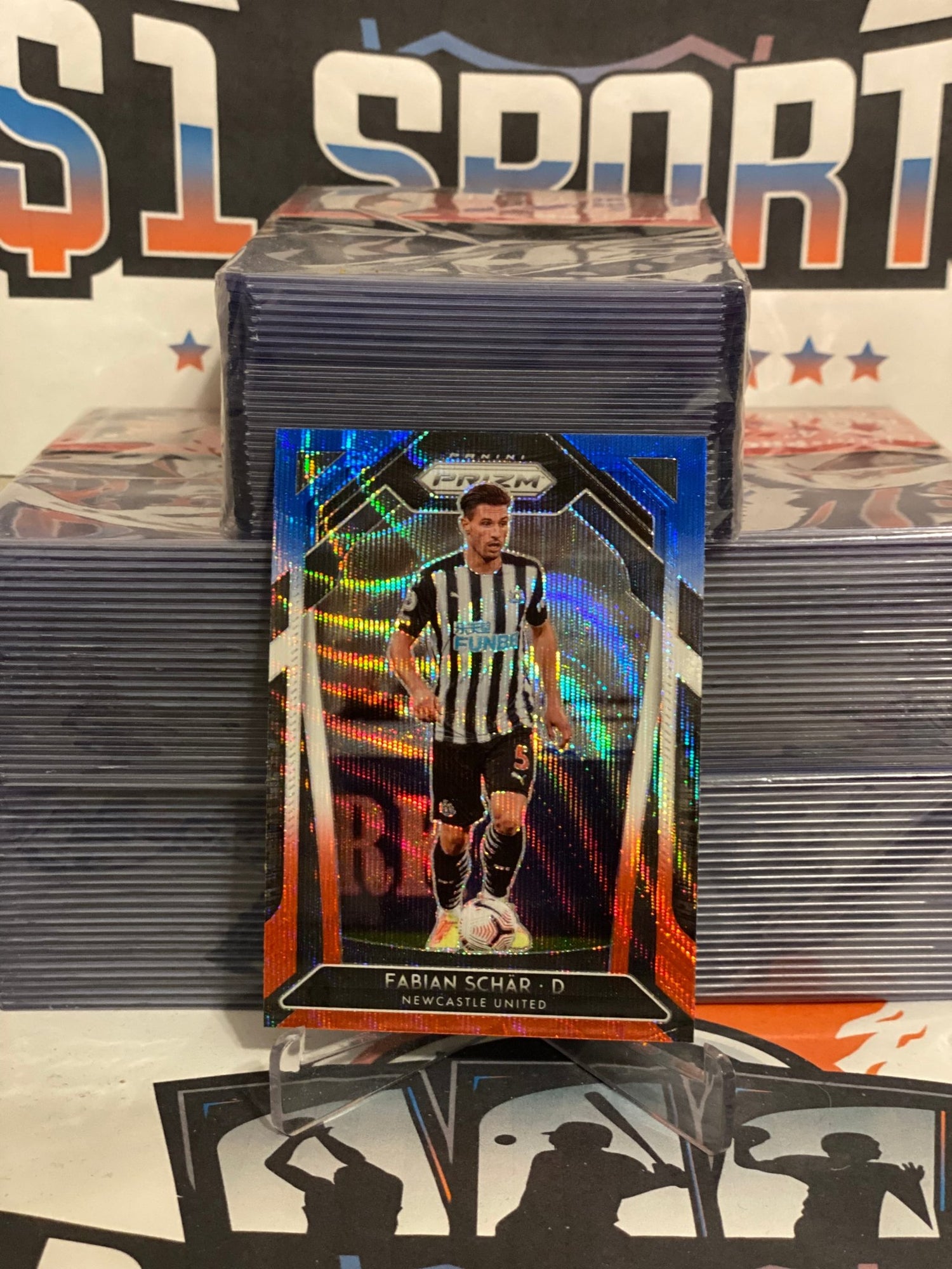 2020 Panini Prizm Premier League (Red White Blue Prizm) Fabian Schar #227