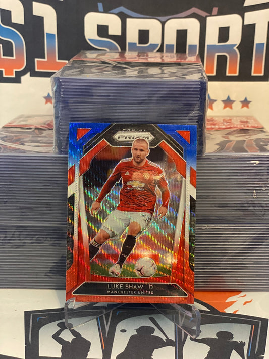 2020 Panini Prizm Premier League (Red White Blue Prizm) Luke Shaw #5