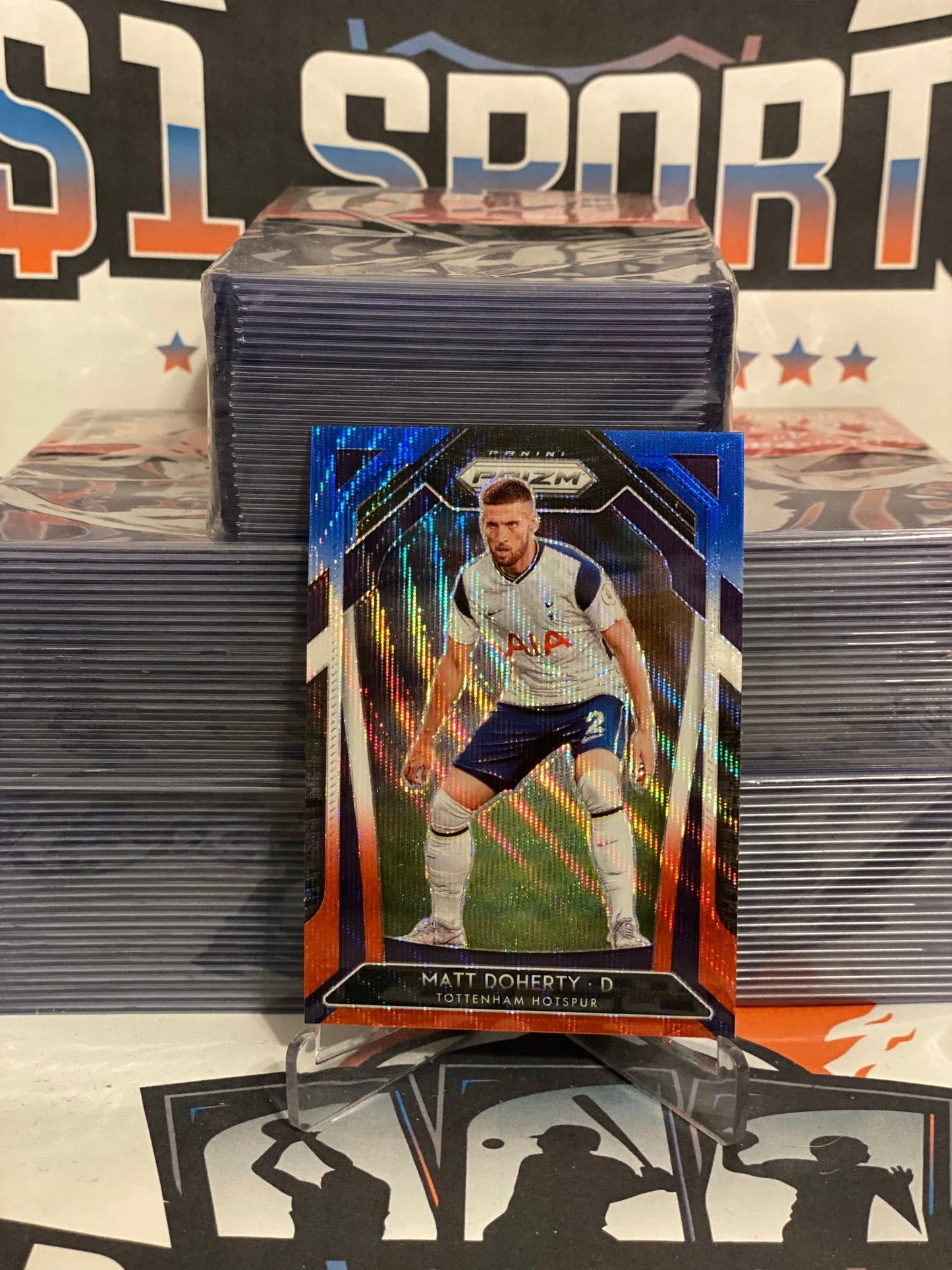 2020 Panini Prizm Premier League (Red White Blue Prizm) Matt Doherty #155