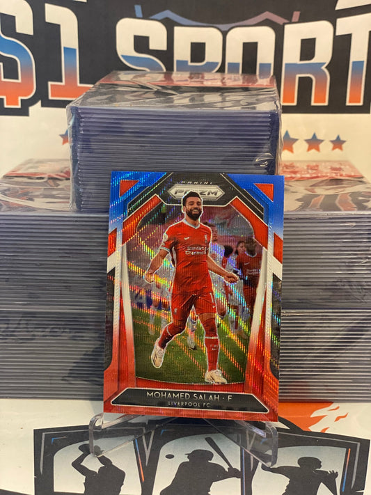 2020 Panini Prizm Premier League (Red White Blue Prizm) Mohamed Salah #255