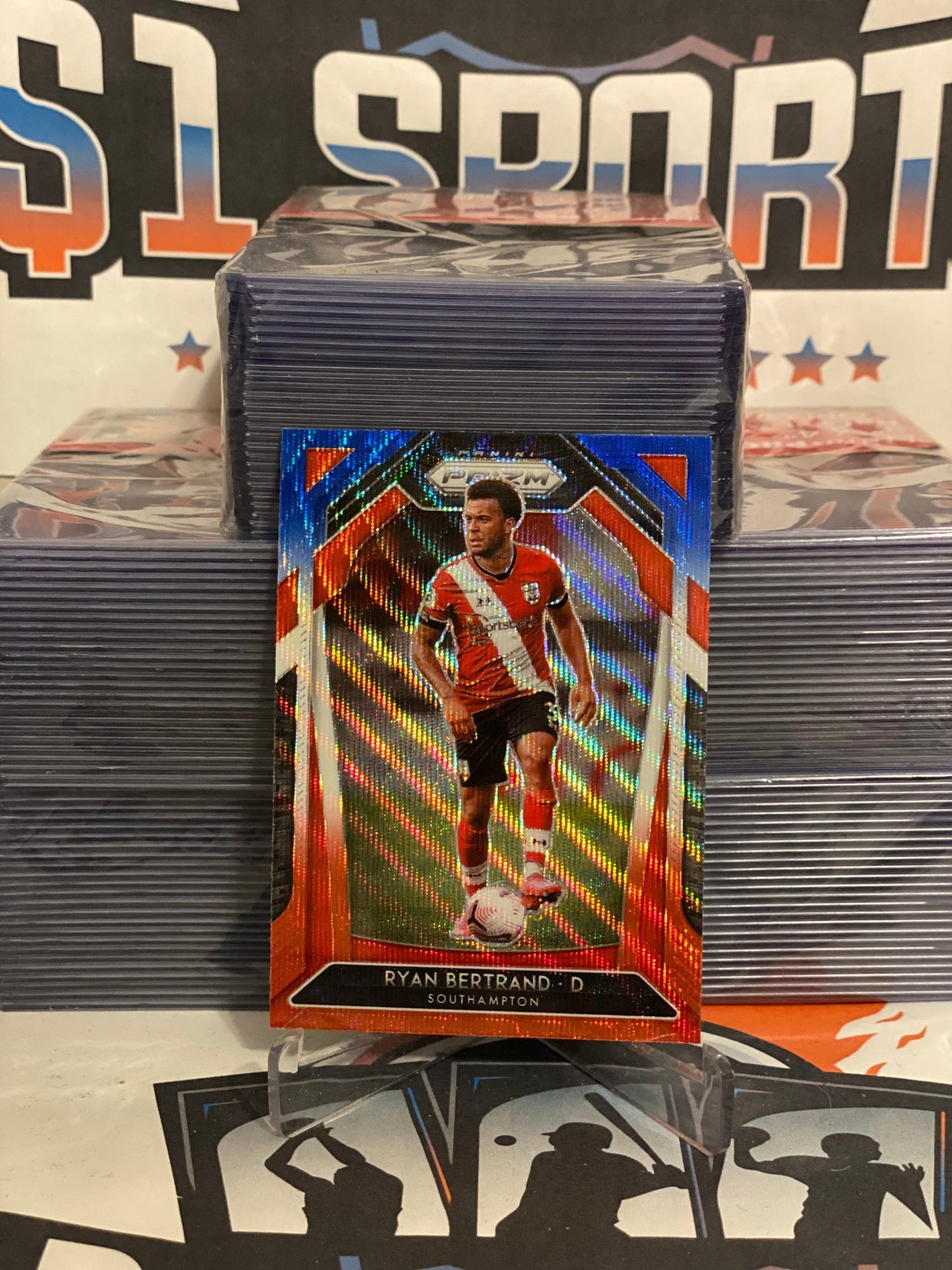 2020 Panini Prizm Premier League (Red White Blue Prizm) Ryan Bertrand #78