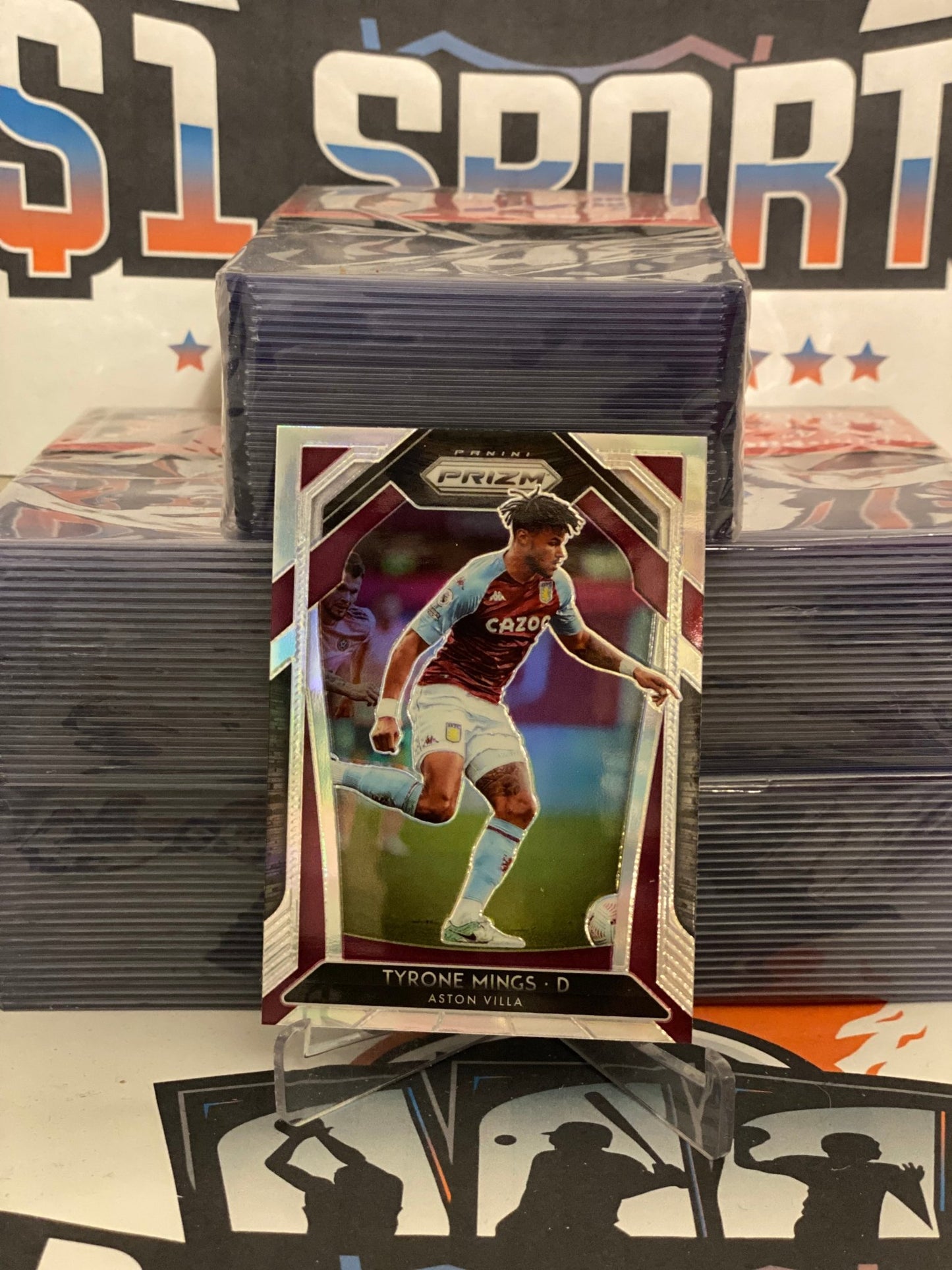 2020 Panini Prizm Premier League (Silver Prizm) Tyrone Mings #273