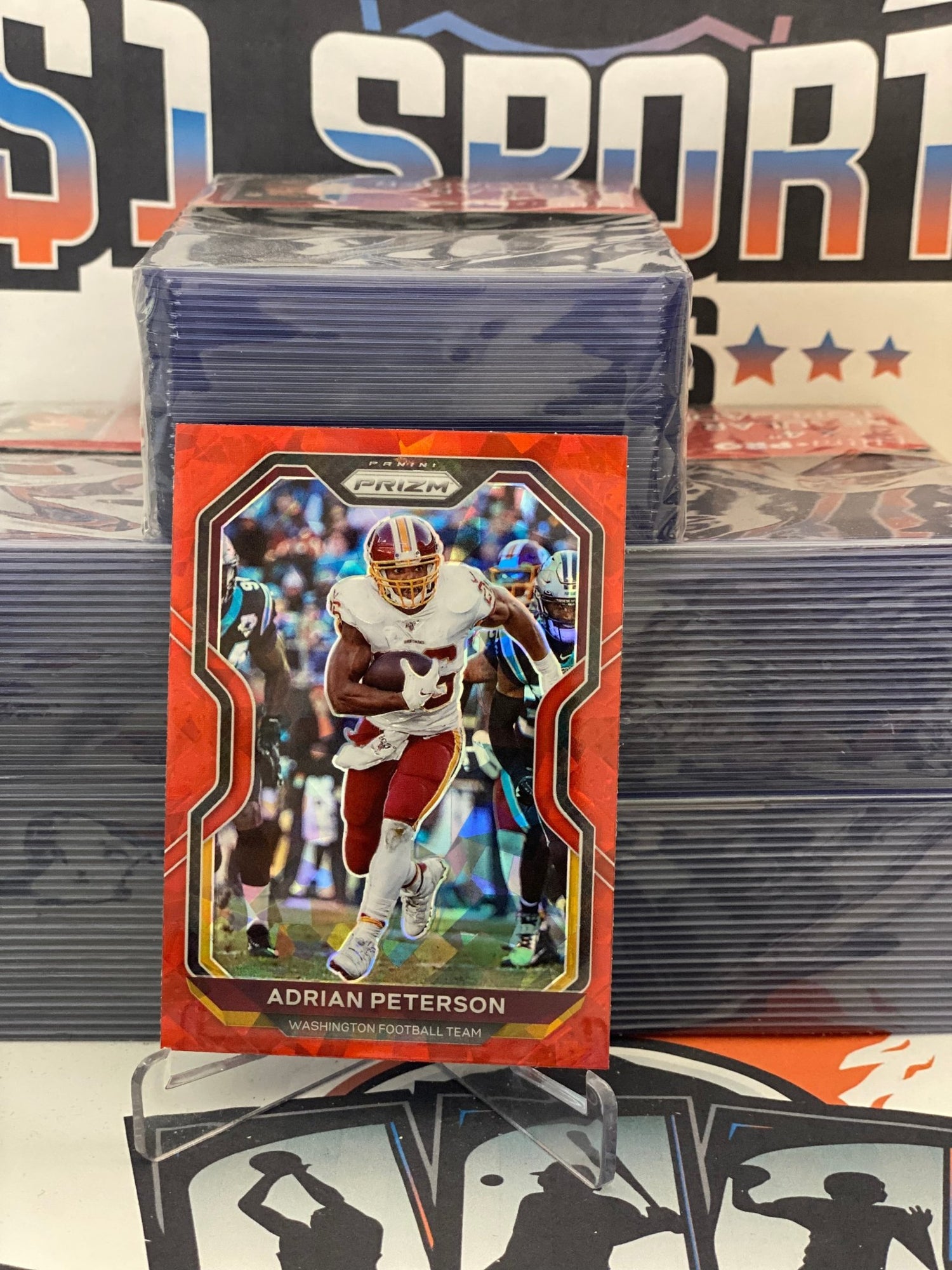 2020 Panini Prizm (Red Ice Prizm) Adrian Peterson #179