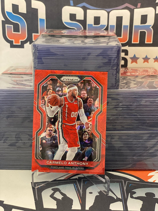 2020 Panini Prizm (Red Ice Prizm) Carmelo Anthony #154