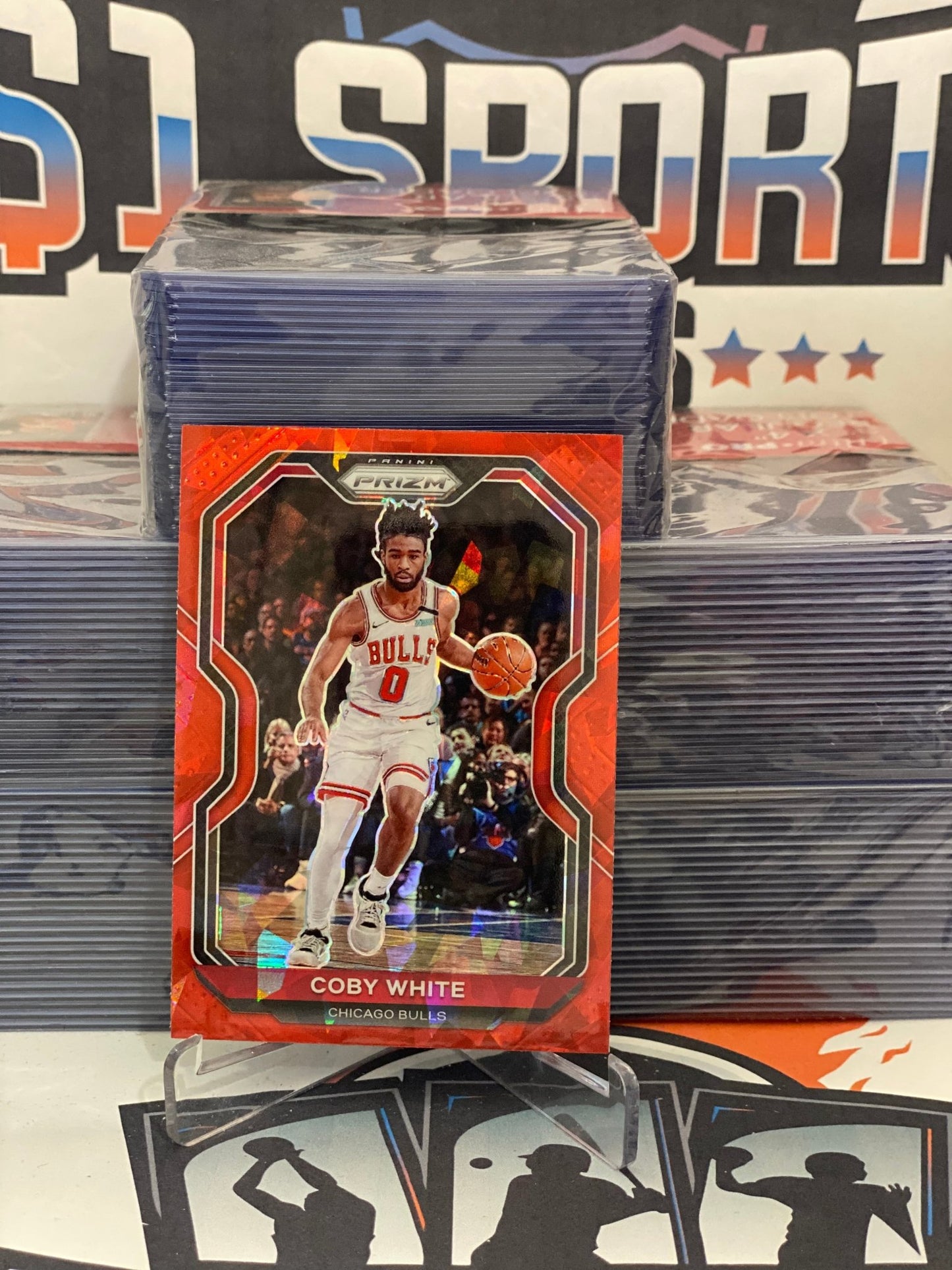 2020 Panini Prizm (Red Ice Prizm) Coby White #3
