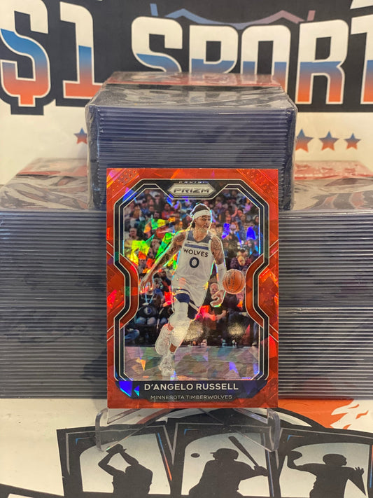 2020 Panini Prizm (Red Ice Prizm) D'Angelo Russell #95