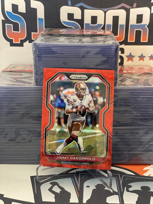 2020 Panini Prizm (Red Ice Prizm) Jimmy Garoppolo #282