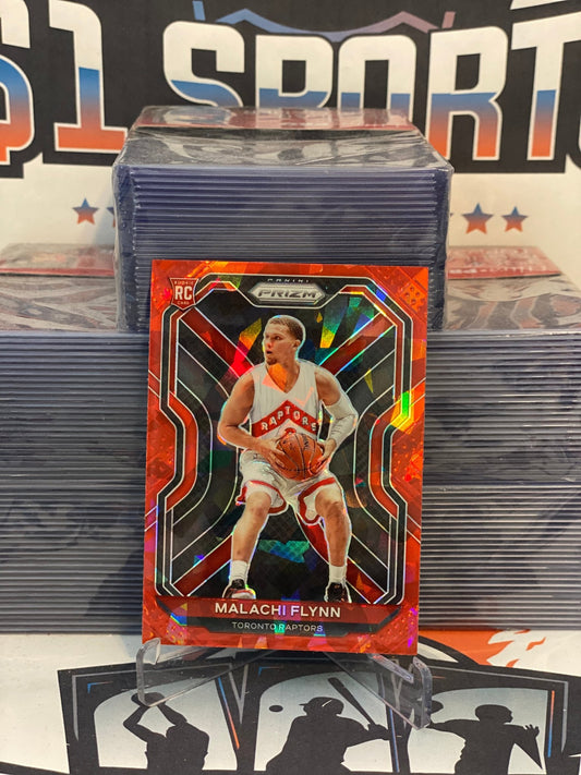 2020 Panini Prizm (Red Ice Prizm) Malachi Flynn Rookie #287