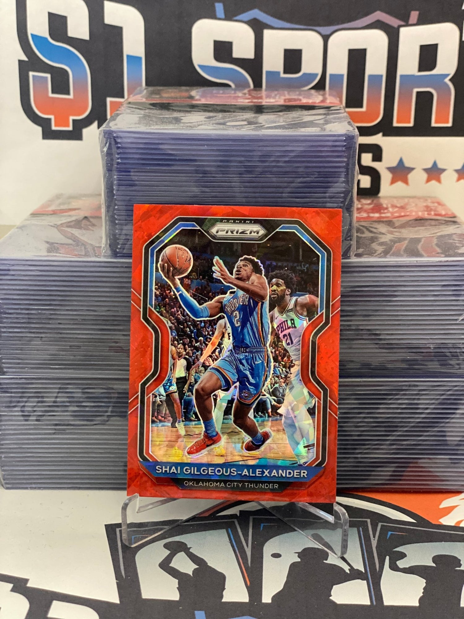 2020 Panini Prizm (Red Ice Prizm) Shai Gilgeous-Alexander #118