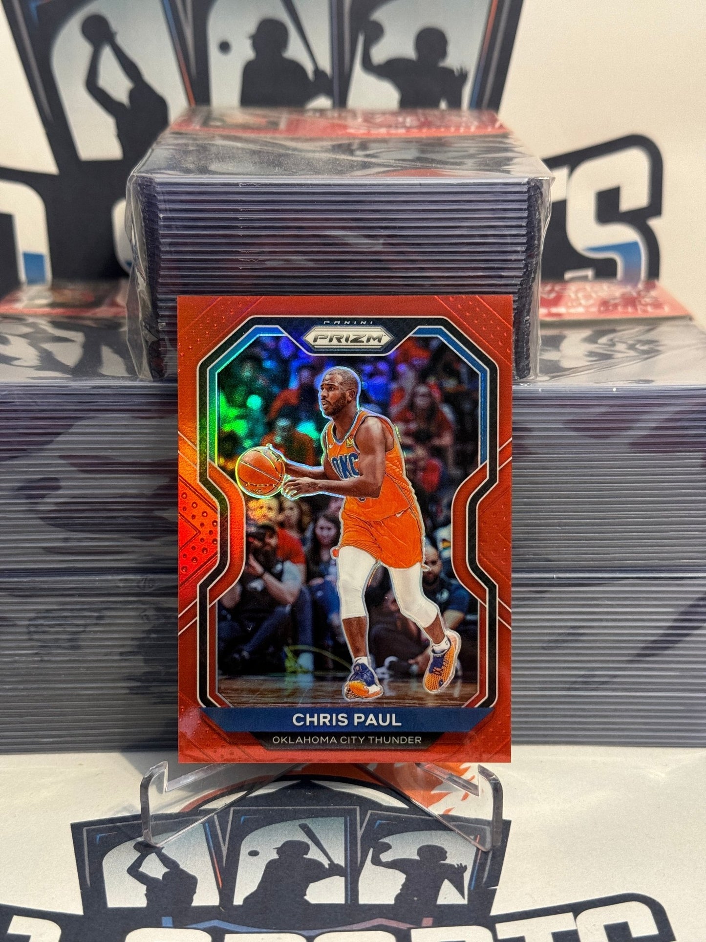 2020 Panini Prizm (Red Prizm 227/299) Chris Paul #93