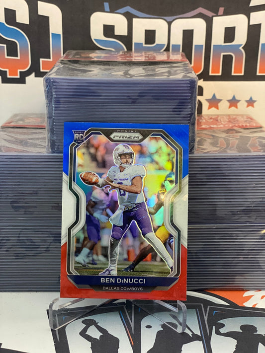 2020 Panini Prizm (Red White Blue Prizm) Ben DiNucci Rookie #337