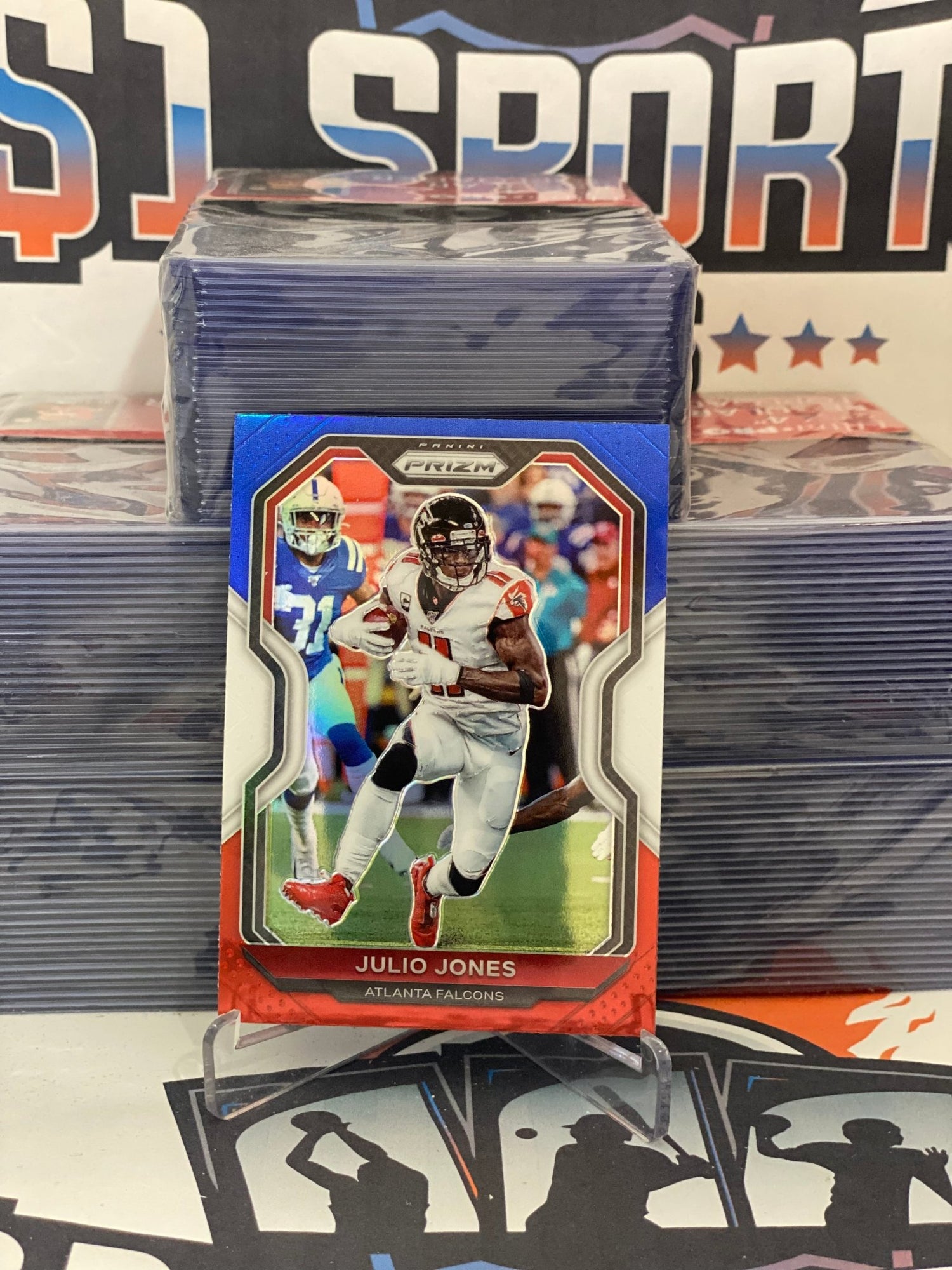 2020 Panini Prizm (Red White Blue Prizm) Julio Jones #225