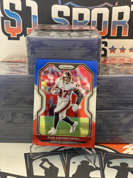 2020 Panini Prizm (Red White Blue Prizm) Rob Gronkowski #256