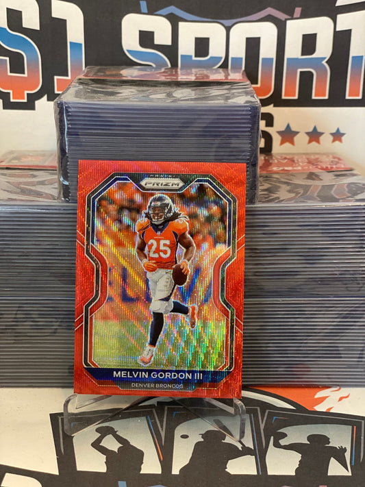 2020 Panini Prizm (Ruby Wave Prizm 047/149) Melvin Gordon III #115