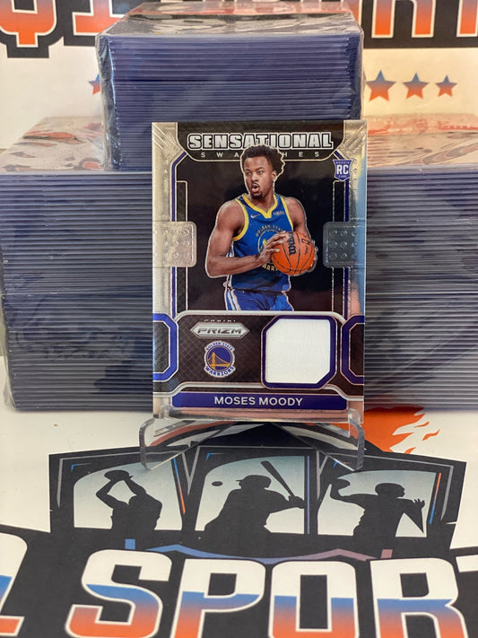2020 Panini Prizm (Sensational Swatches Relic) Moses Moody Rookie #SS-MMO