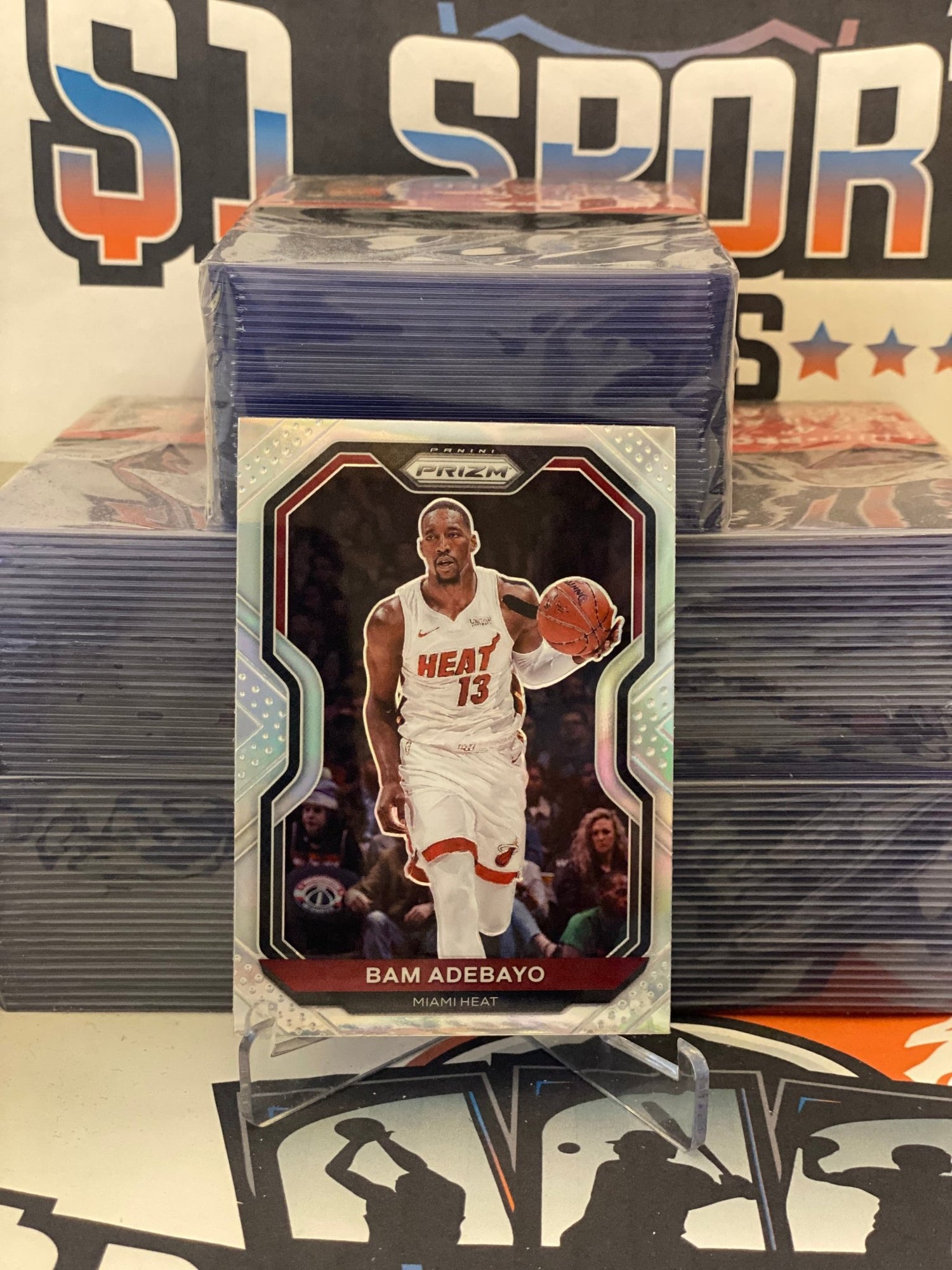 2020 Panini Prizm (Silver Prizm) Bam Adebayo #138