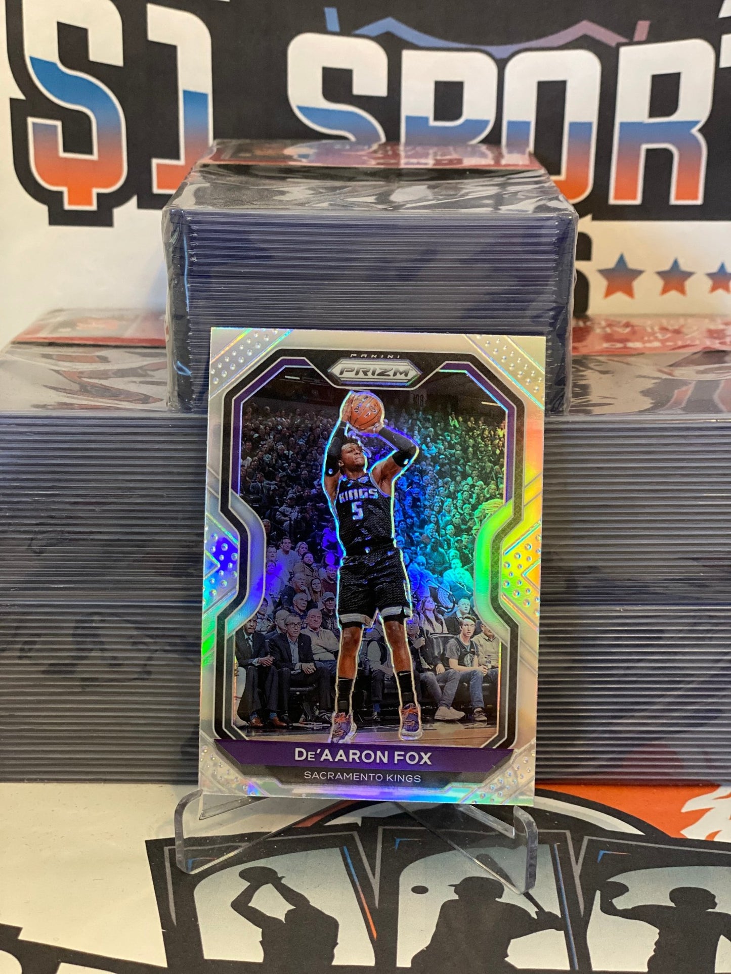 2020 Panini Prizm (Silver Prizm) De'Aaron Fox #13