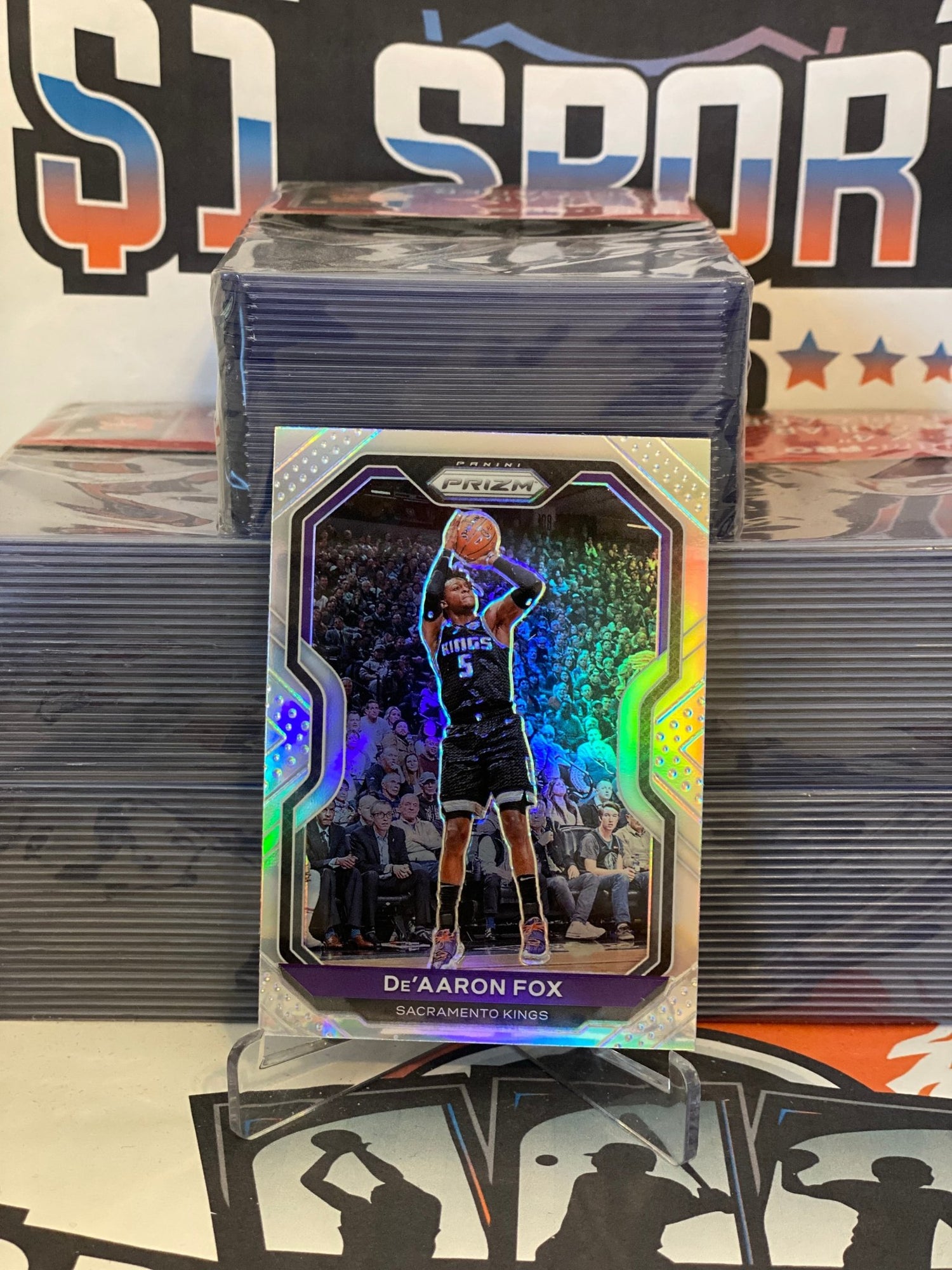 2020 Panini Prizm (Silver Prizm) De'Aaron Fox #13