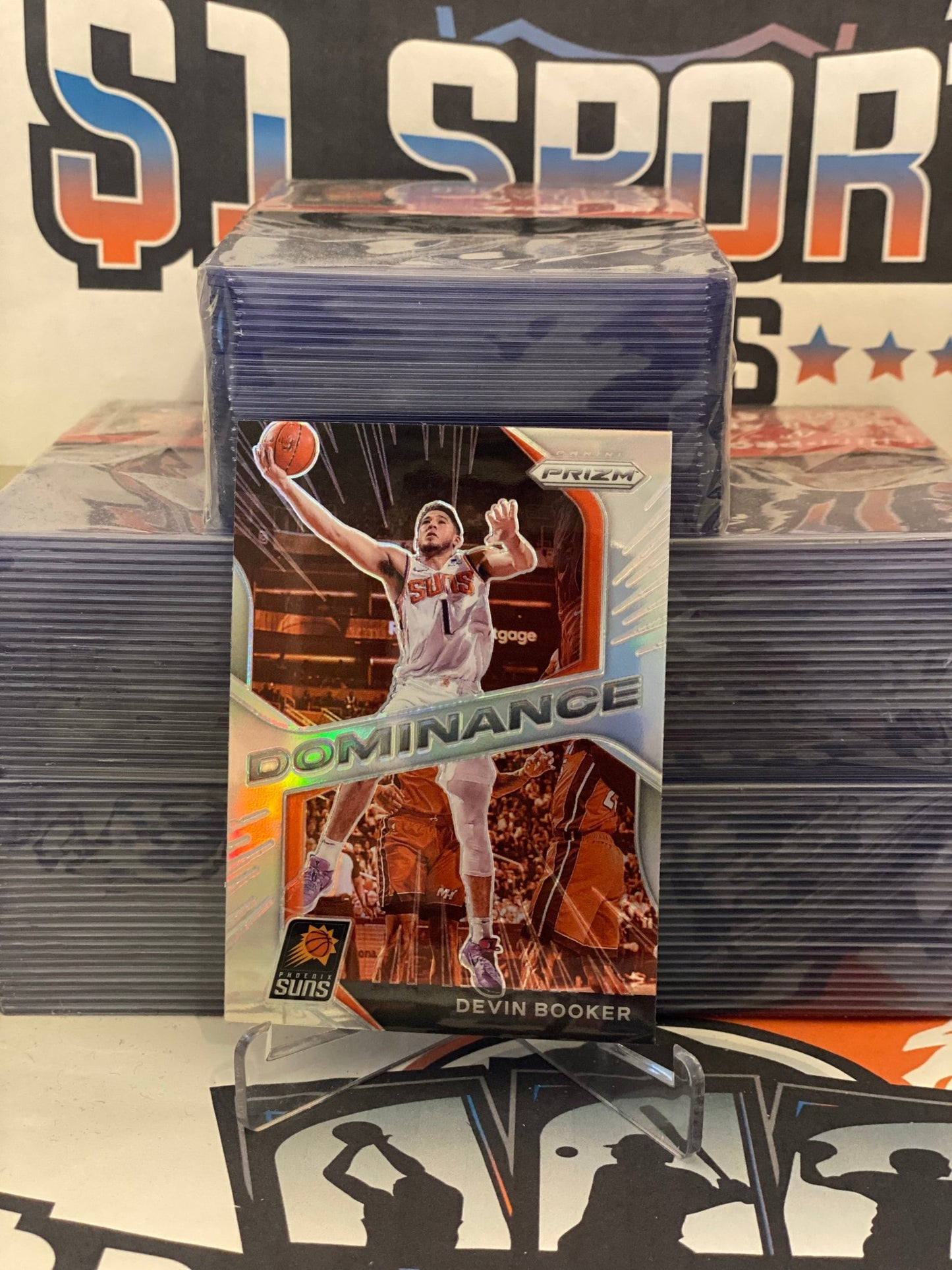 2020 Panini Prizm (Silver Prizm, Dominance) Devin Booker #5