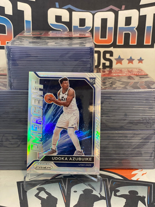 2020 Panini Prizm (Silver Prizm, Emergent) Udoka Azubuike Rookie #28