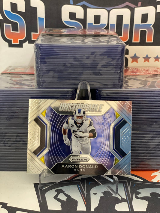 2020 Panini Prizm (Unstoppable) Aaron Donald #6