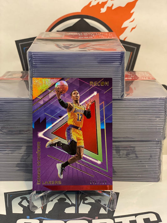 2020 Panini Recon (046/199) Dennis Schroder #161